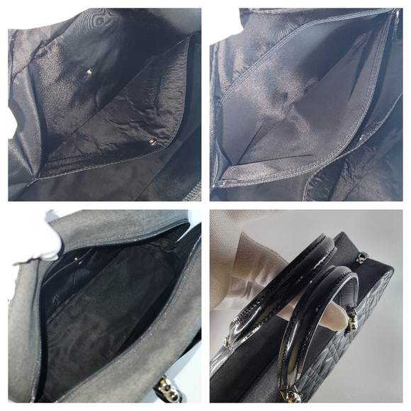 Dior Cannage Perforated Satchel Bag - Picture 7 of 8